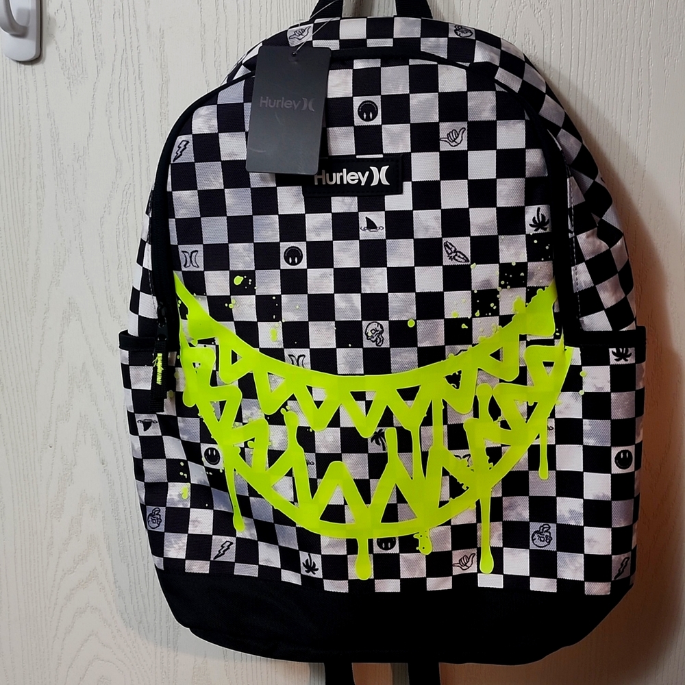 HURLEY-  B&W - "ONE & ONLY" - BACKPACK